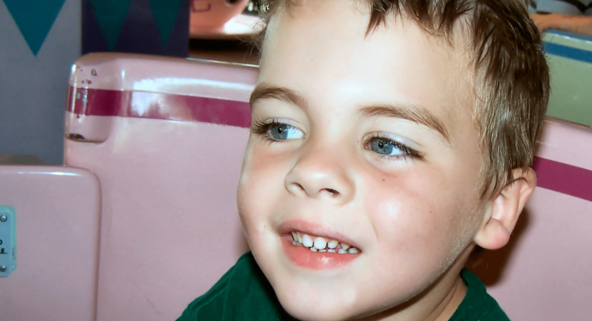 little boy on the Teacups at Walt Disney World 