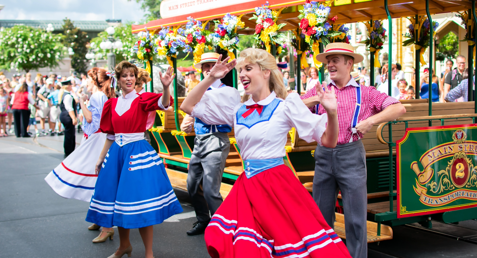 Main Street USA Performers Magic Kingdom Walt Disney World 