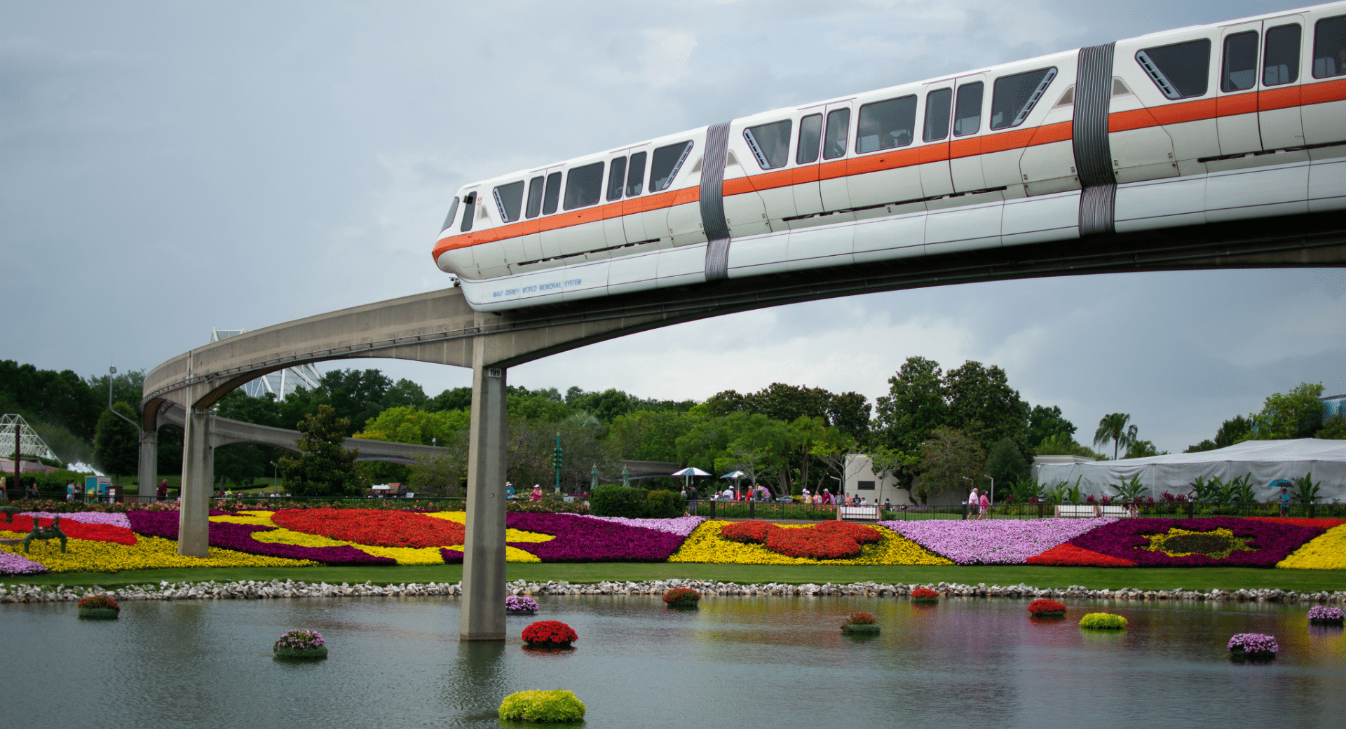 Monorail at Epcot