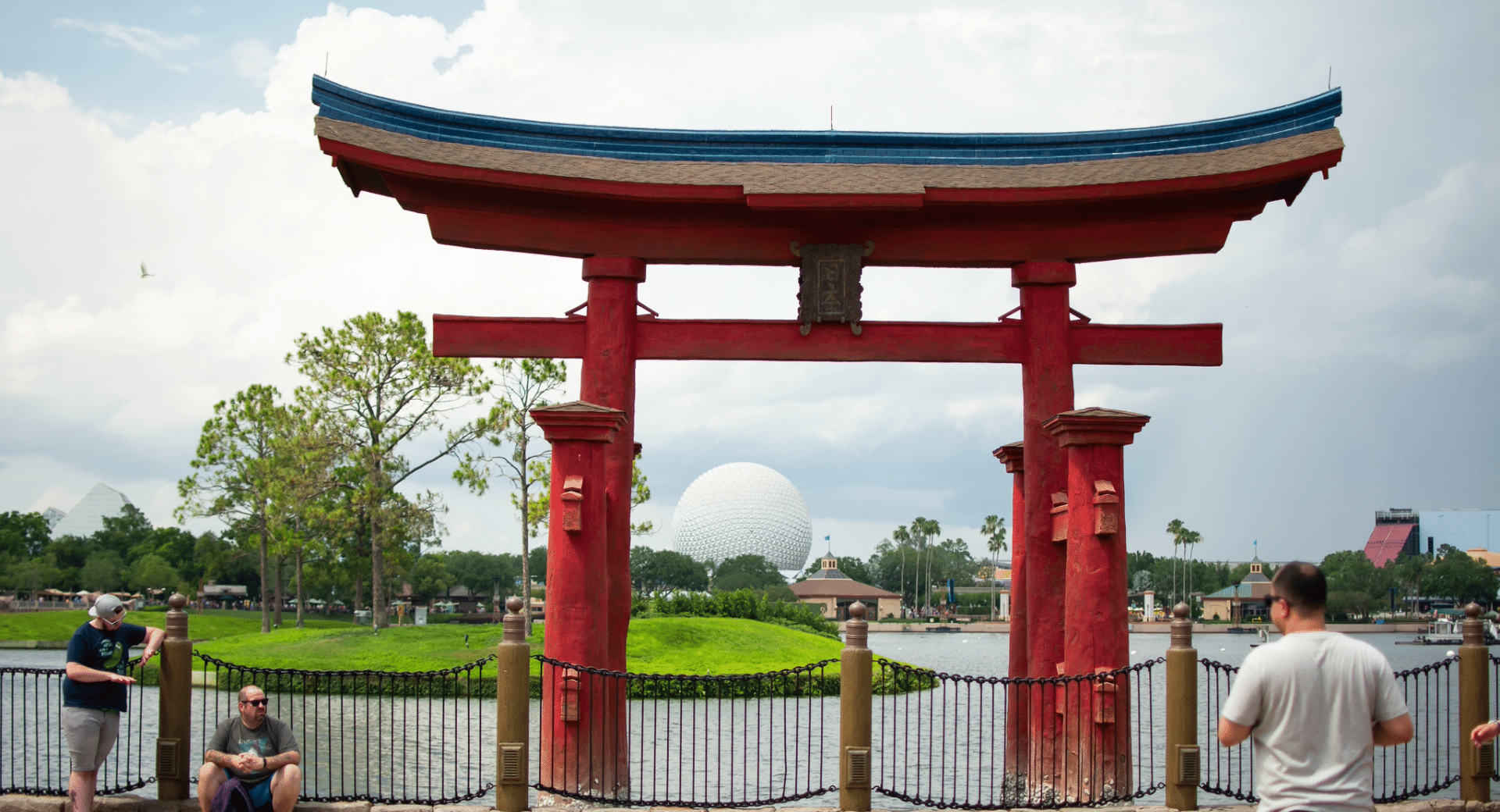 Spaceship Earth from Japan Epcot Walt Disney World