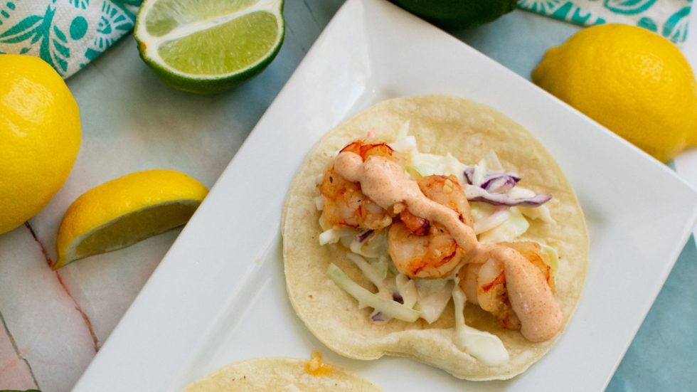 Easy Shrimp Tacos with Coleslaw Perfect for Lent