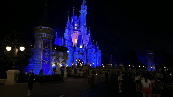 Magic Kingdom at night