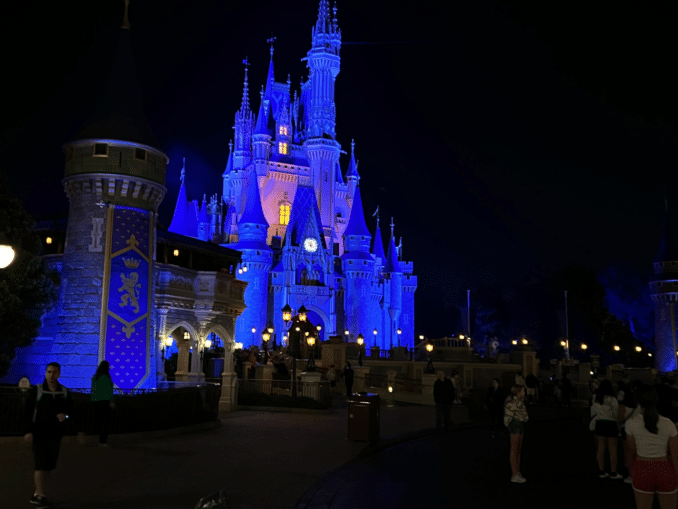 Magic Kingdom at night