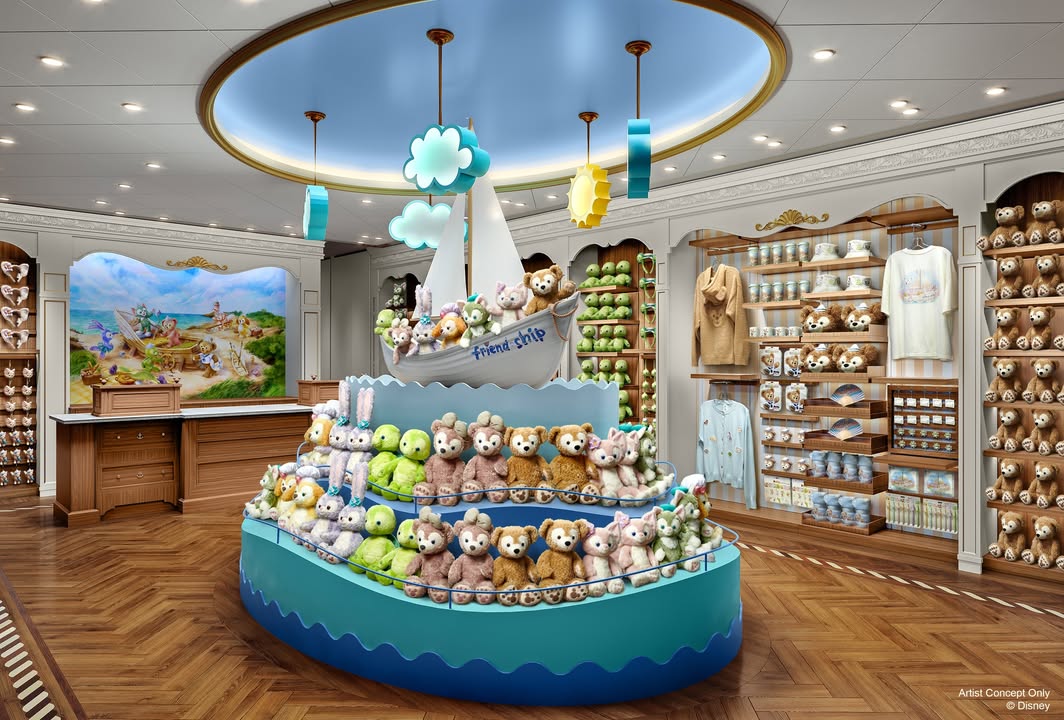 Duffy and Friends Shop aboard the Disney Adventure 