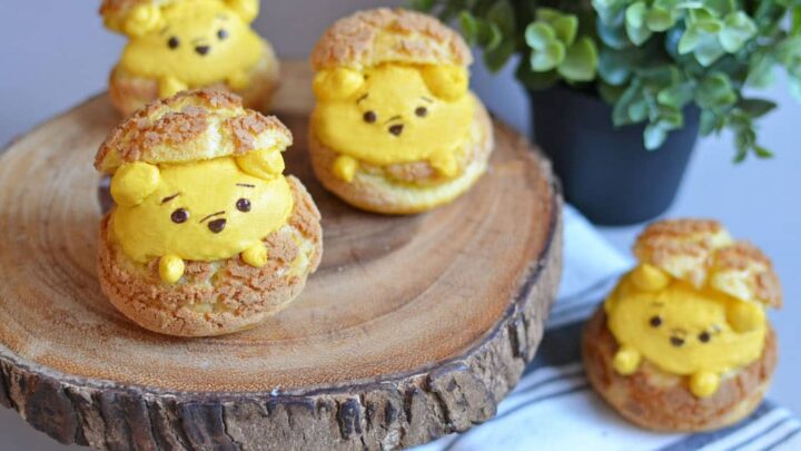 Recipe Winnie the Pooh Winnie the Pooh Cream Puffs Joanne Lu 12