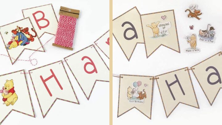 Winnie the Pooh Birthday Banner 01